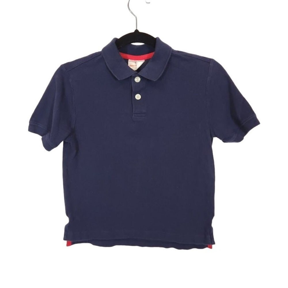 Hanna Andersson | Navy Organic‎ Cotton My Classic Polo Shirt Size 130 (US 8)